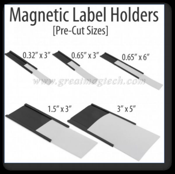 C-Profile Magnetic Shelf Label Holders