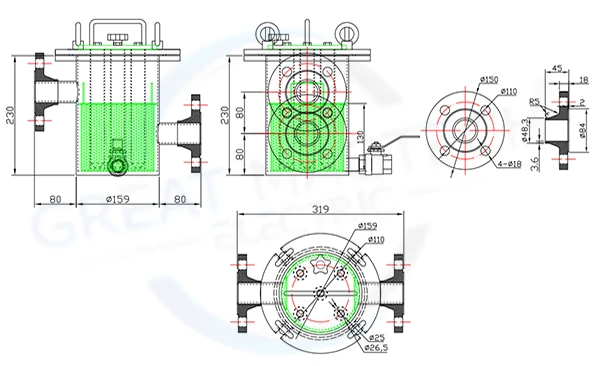 Design Drawings for a Magnetic Liquid Trap Design Drawings for a Magnetic Liquid Trap